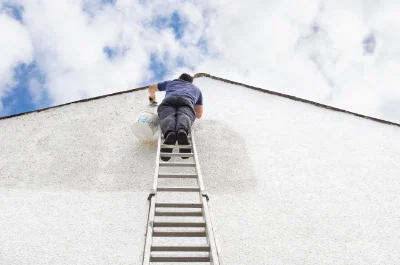 Peinture extérieure à la Tessoualle — façades et ravalement